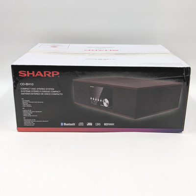 Sharp CD-BH10 Compact Disc Stereo System CD Playback, Bluetooth, FM, USB