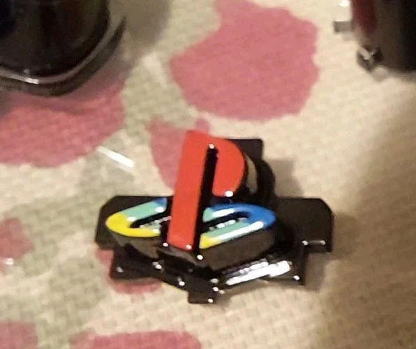 PS5 Controller PS1 Style 30th Anniversary Buttons Gloss Crystal Black PS Button - Image 2 of 4