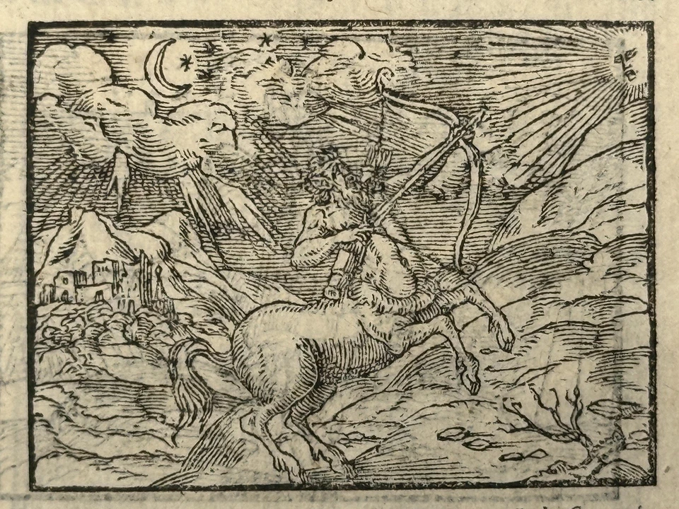 Picta Poesis 1564 Barthelemy Aneau 106 Woodcuts Emblemata EARLY TENNIS DEPICTION - Image 3 of 4