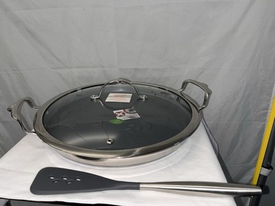 Princess House Heritage 13'' Nonstick Griddle Pan 3679 with Tool 5894 New