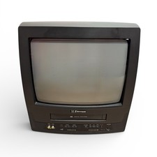 Emerson 13" CRT TV VCR VHS Combo EWC1302 Retro Gaming DOES NOT WORK 