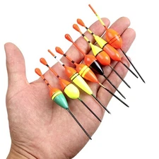 Complete 8pc Fishing Float Set for Freshwater and Inshore with Rigged Lines