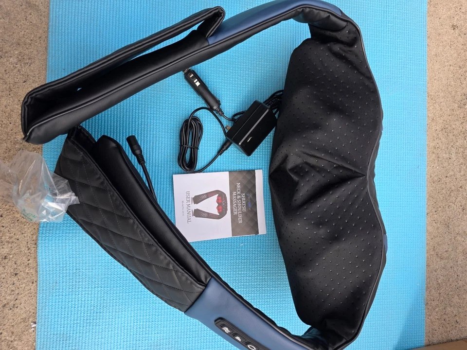 WOQQW Masajeador de Espalda, Masajeador de Cuello y Espalda y Cuerpo con Calefacción Foto 2 de 3