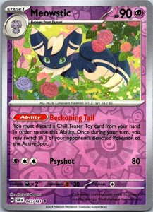 Meowstic 085/191 Surging Sparks Reverse Holo Uncommon