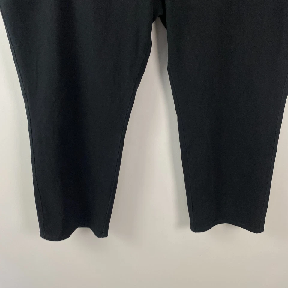 Quacker Factory DreamJeannes Pull-On Pants with Bling Stones Size 3X Short Black - Image 3 of 4