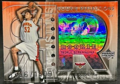 2003-04 UPPER DECK Triple Dimensions BORIS DIAW Rookie #112 RC /1999 HAWKS