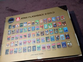 Atari Flashback 8 Gold Deluxe HD Console Wireless Controllers - Gold Used