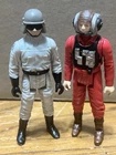 VINTAGE KENNER STAR WARS 1983 ROTJ AT-ST DRIVER AND B-WING PILOT FIGURE LOT