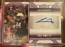 Cole Kmet Rookie Autograph A62 (RC) - SAGE HIT