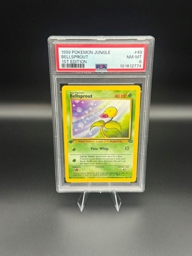 Bellsprout (1st Edition) graded PSA 8 for sale on eBay