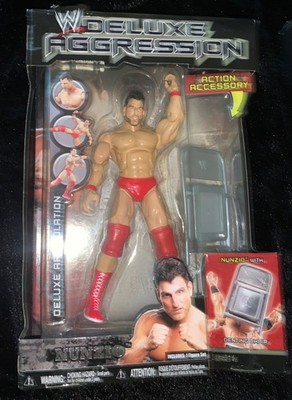 WWE JAKKS WRESTLING ACTION FIGURE  DELUXE AGGRESSION NUNZIO -NIB