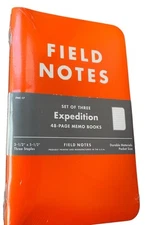 RARE Field Notes Notebook EXPEDITION 2012 Sealed - Brand New 3 Pack