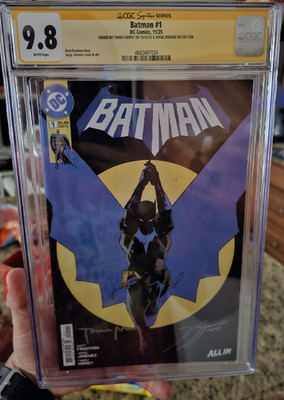 DC Comics Batman #1 CGC SS 9.8 Signed Jorge Jiménez and Tomeu Morey