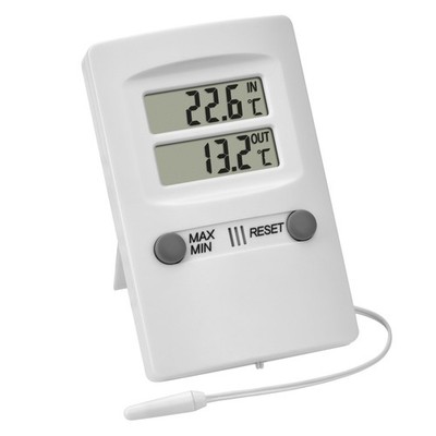 TFA Dostmann Digitales Thermometer Innen-Außen Temperaturanzeige