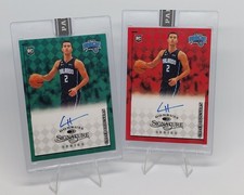 (2) CALEB HOUSTAN ROOKIE DONRUSS SIGNATURE GREEN + RED 10/10 25/25 MAGIC RC SP