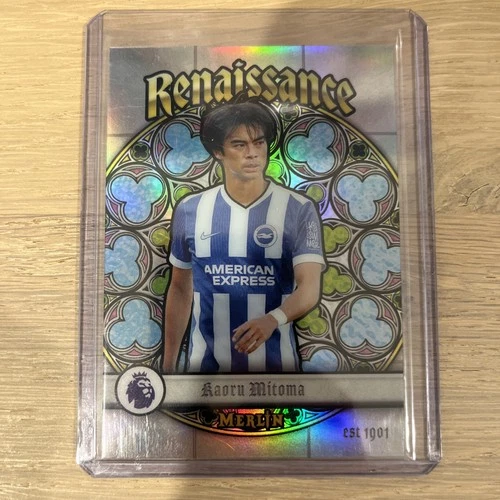 2026 Topps Merlin Chrome Premier League Kaoru Mitoma Renaissance SP #R-5