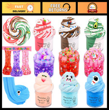 9 Pack Slime Kit - Cloud, Jelly Cube Butter Slime, DIY Stress Relief Toy, Kids