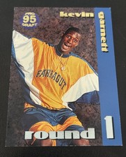 1995 Collect-A-Card Pro Draft Kevin Garnett #8 Rookie RC HOF. rookie card picture