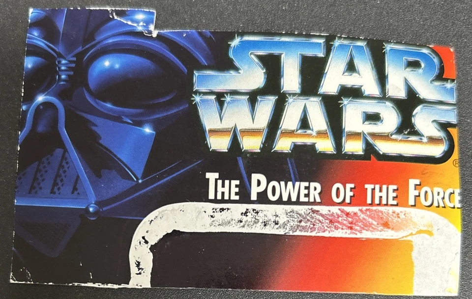 "Figura de acción 1995 Star Wars Power of the Force Lando Calrissian 4"" con tarjeta de archivo" Foto 4 de 4