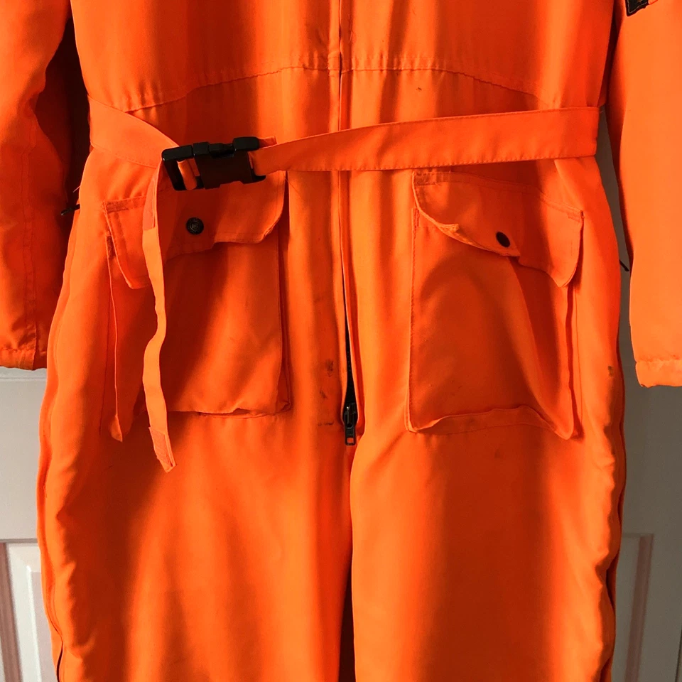Winchester Conceal Blaze Orange Insulated Hunting Coveralls Size XL - Image 4 of 4