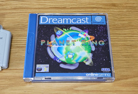 DREAMCAST MICROPHONE + PLANET RING SEGA DREAMCAST GAME BOXED UK PAL