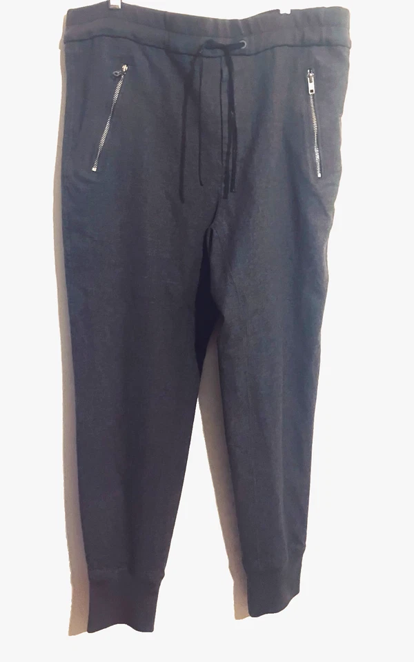 3.1 Phillip Lim 99% Wool Gray Jogger Pants Sz S Fits Men M / Women L Unisex Cuff - Image 4 of 4