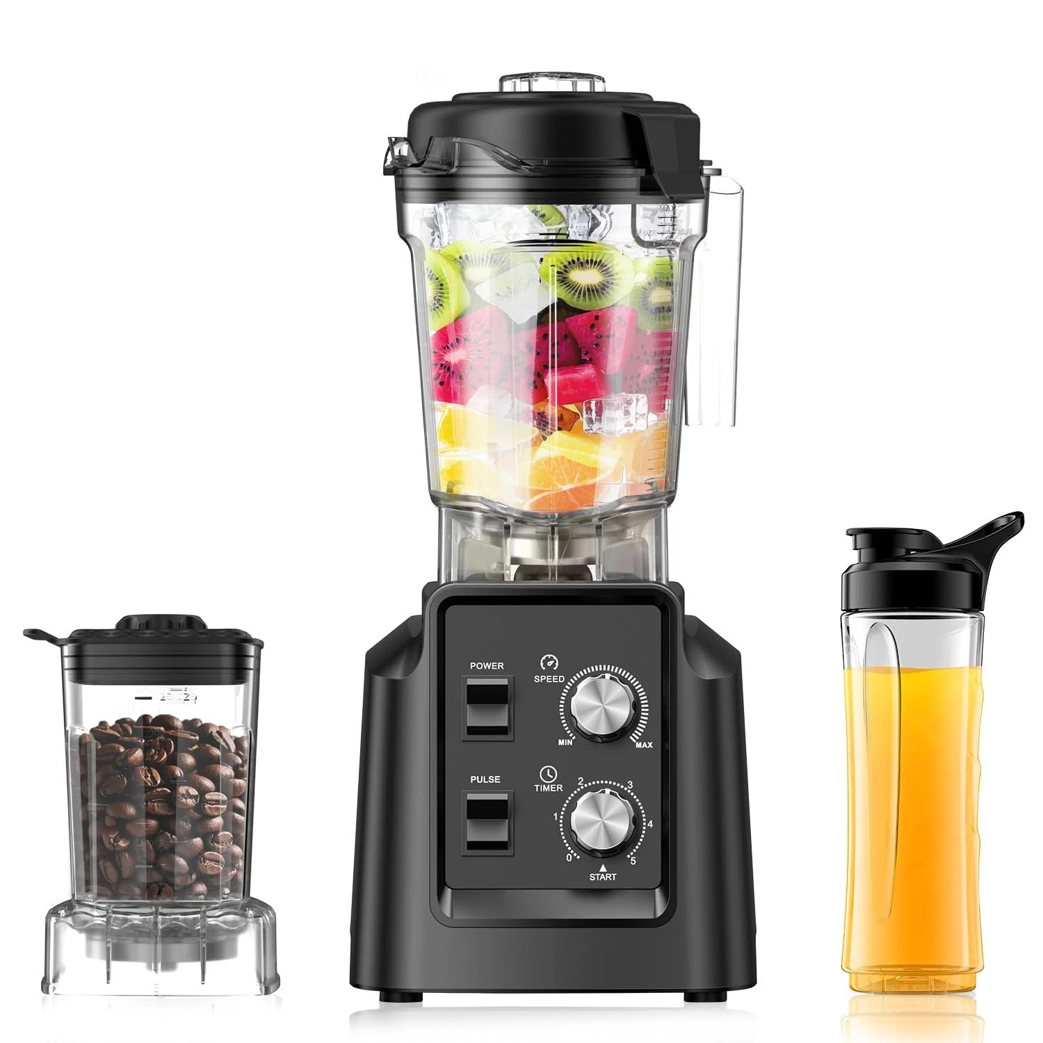 Blender for Smoothies, Professional Countertop Blenders with Self Cleaning,