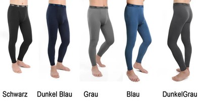 Herren Thermounterwäsche Herren lange Unterhose Slips aus Mikrofaser Fleece