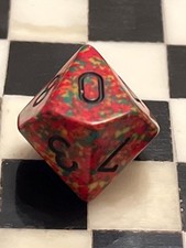 CHX LE135 Chessex D10 Speckled Reggae Rpg Ad&d Dice 022426gA@