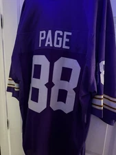 Alan Page Jersey Purple Minnesota M-5XL Custom Sewn Stitch