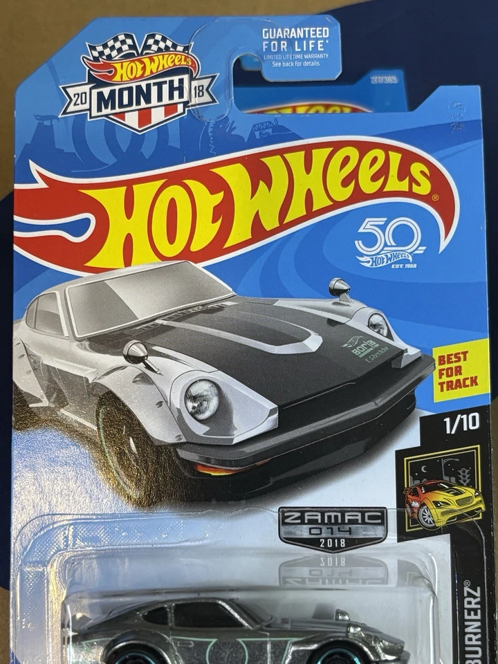 Hot Wheels Month Zamac Walmart Exclusive Nightburnerz Custom Datsun 240Z 2018 Foto 3 de 3