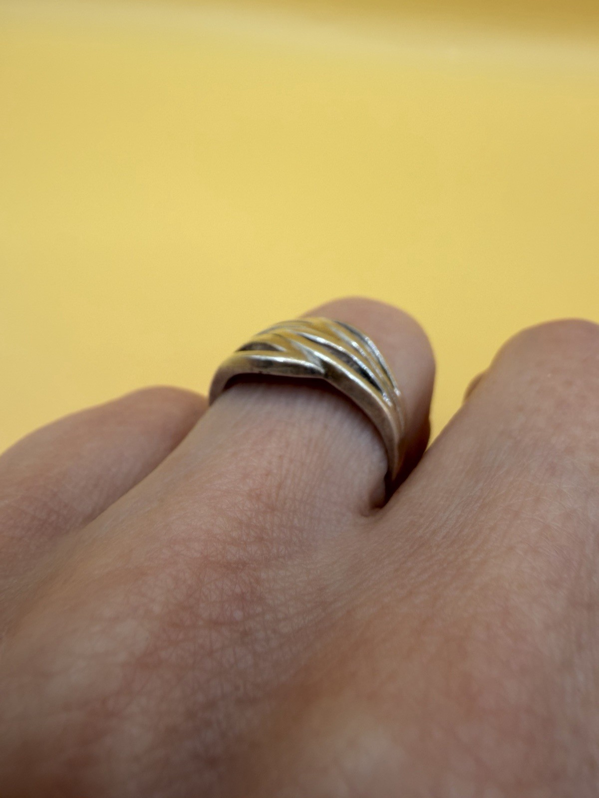 Sterling silver ring Uk size M 1/2 #43 image 4