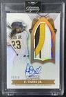FERNANDO TATIS JR. 2024 TOPPS DYNASTY VERTICAL GAME-USED PATCH AUTO 8/10 PADRES