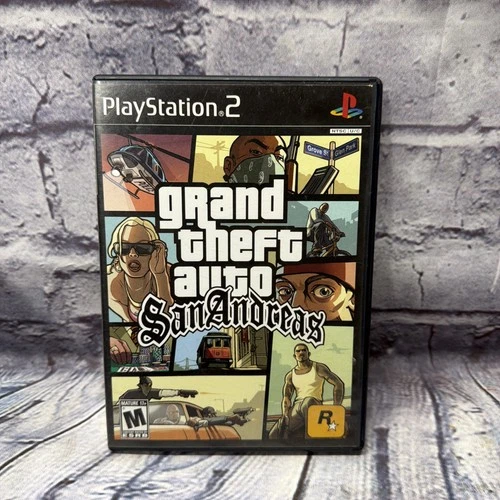 Grand Theft Auto San Andreas Rockstar PlayStation 2 PS2 CIB Has been Tested