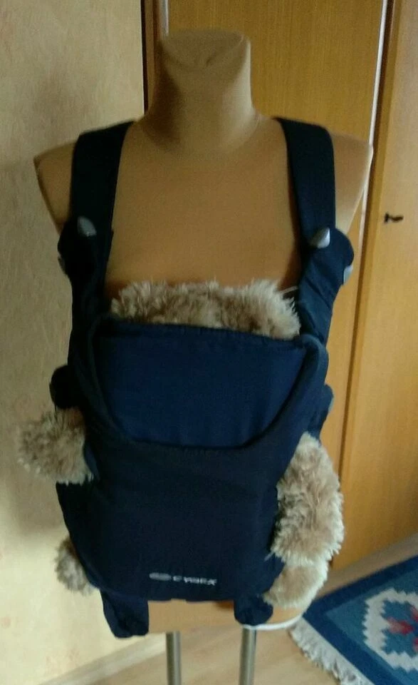 CYBEX i. GO Babytrage, Bauchtrage, Click, dunkelblau von Geburt bis ca. 1 Jahr - Bild 4 von 4