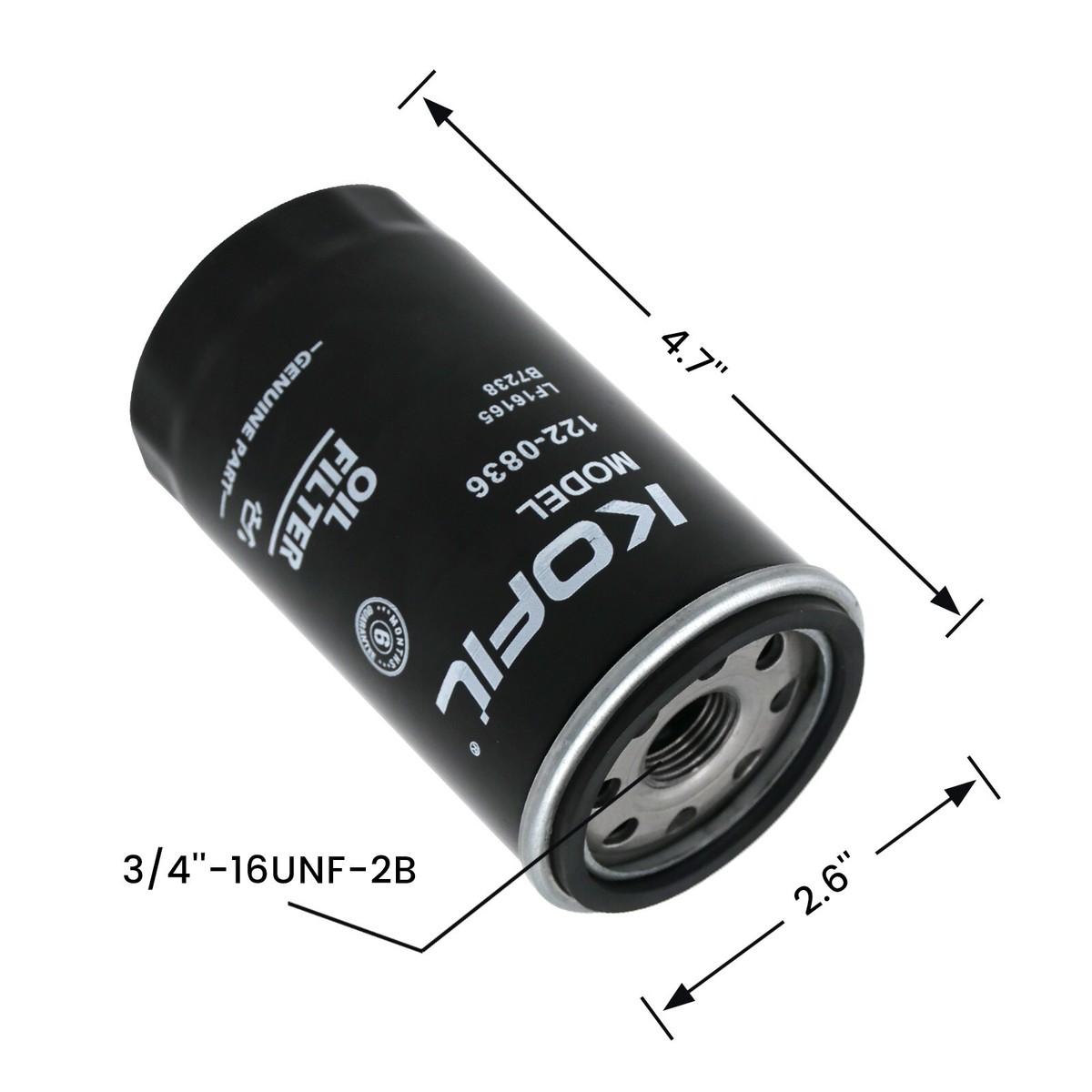 Oil Filter For Onan RV Generators | Fits HGJAA, HGJAB, HGJAC 5500 & 7000 Series