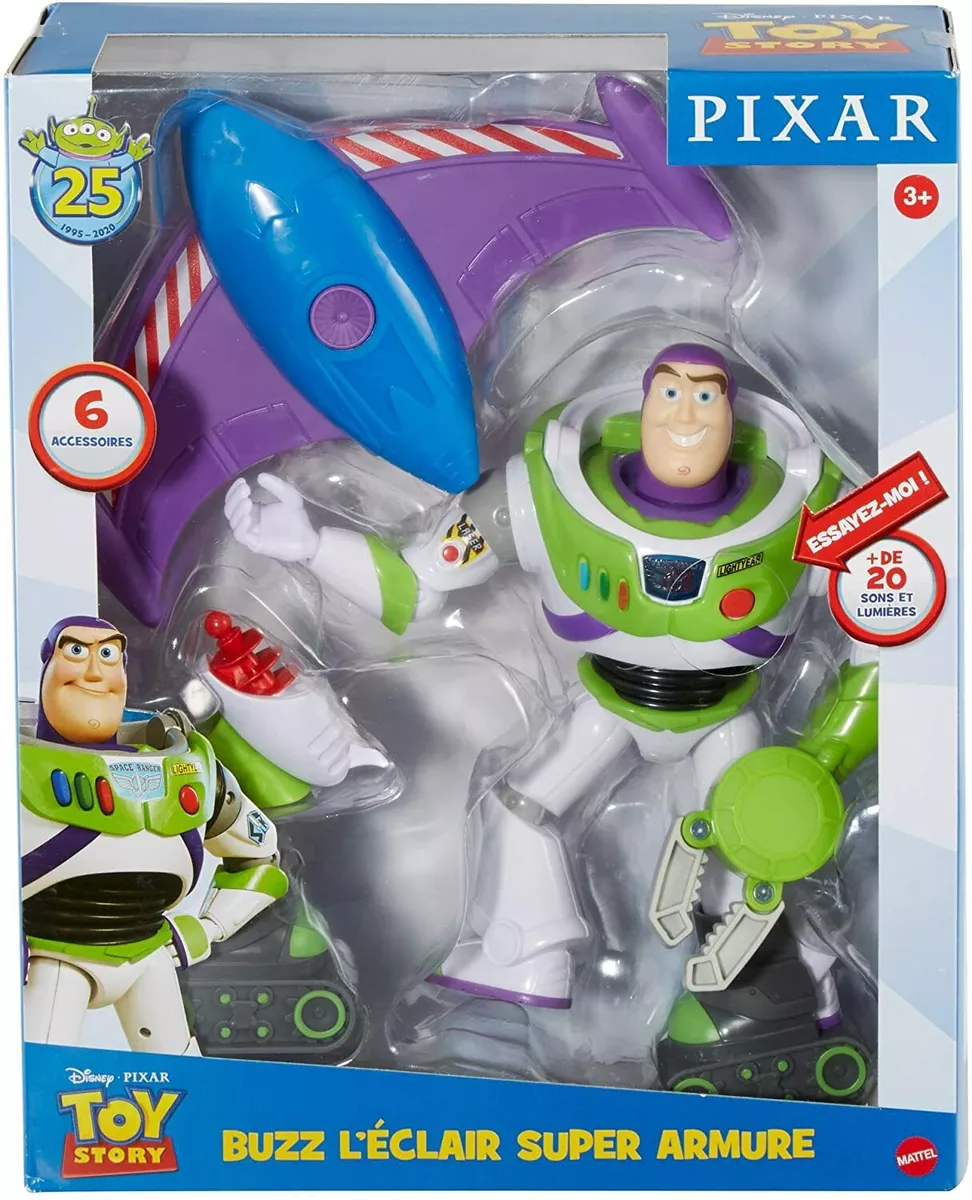 Disney Pixar Toy Story Figurine Buzz L'Éclair Super Armure Accessoire Jouet  FR