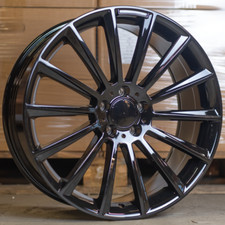 22"turbine gloss black alloy wheels for nercedes ML GLC GLE GL GLS AMG tyres