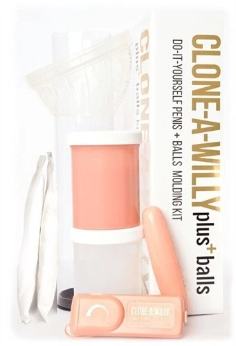 Kit Silicona Vibradora Bolas Clone a Willy Plus - Tono de Piel Claro Foto 2 de 4