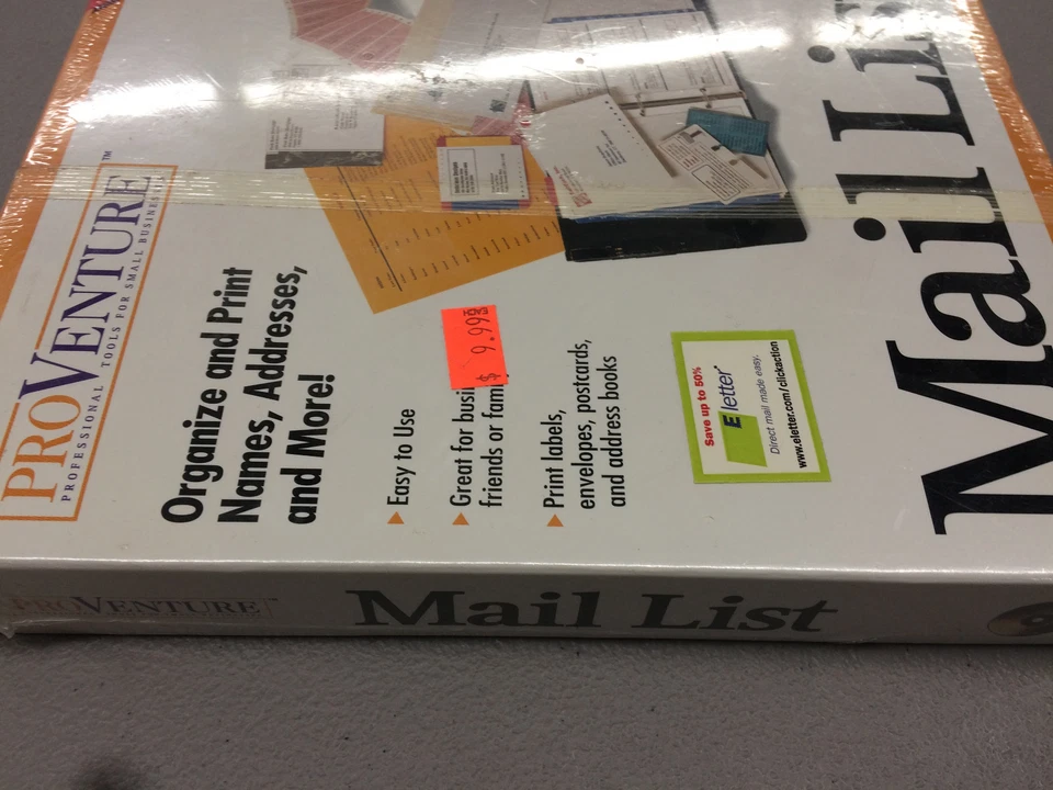 ProVenture Mail List - CD-ROM Windows 95 NiB New MySoftware Company 1998 - Image 3 of 4