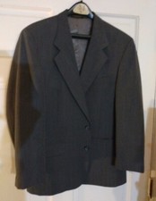John D Craigmiles Mens Blazer Gray Chest 40S Jacket 100% WOOL USA Made