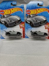 2021 HOT WHEELS '15 MAZDA MX-5 MIATA GRAY LOT OF 2 NEW N CASE FREE SHIPPING