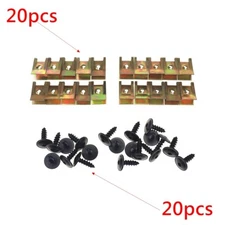 N90974701 Splash Shield Screw For Audi Fender Liner Bumper Under Cover 40 (20ea)