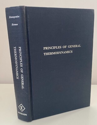 Principles of General Thermodynamics by Hatsopoulos & Keenan 1991 HC