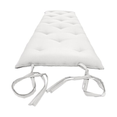 Japanese Floor Rolling Futon Mattress, Cotton Pad, Shikifuton 3x 30 x80 White