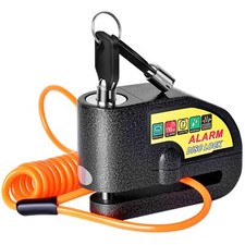 Alarma de motocicleta con bloqueo de freno de disco antirrobo e impermeable