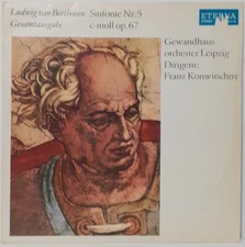 LP Vinyl Record - Franz Konwitschny - Beethoven Sinfonie Nr. 5 Eterna Stereo