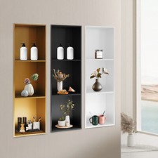 Recessed Shower Home Bath Storage Shelf Stainless Steel 3 tiers Organizer Gift