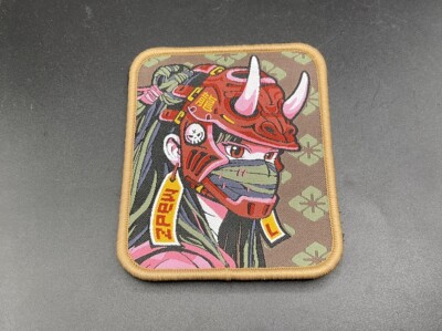 Castle x Grayscale CxG Madz Creationz Collab Set A Samurai Gal Woven EDC Patch