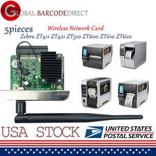 5x Wireless Network Card for Zebra ZT411 ZT421 ZT510 ZT610 ZT620 WIFI Printer